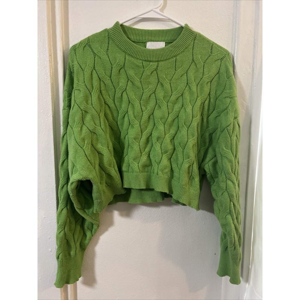 Pink Rose Great Cropped Women's Sweater Size M